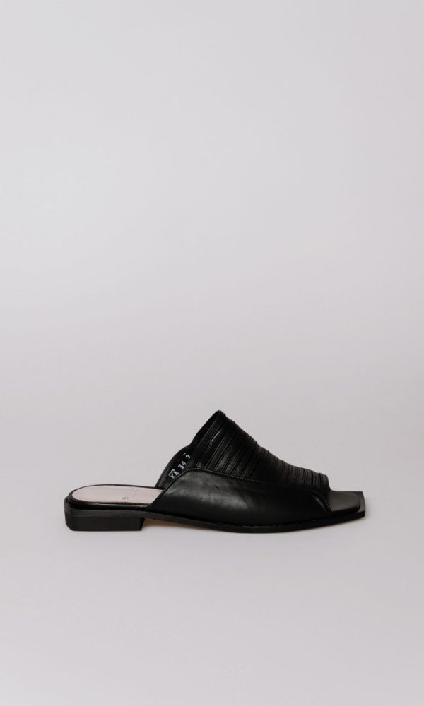 Flat Δερμάτινα Mules