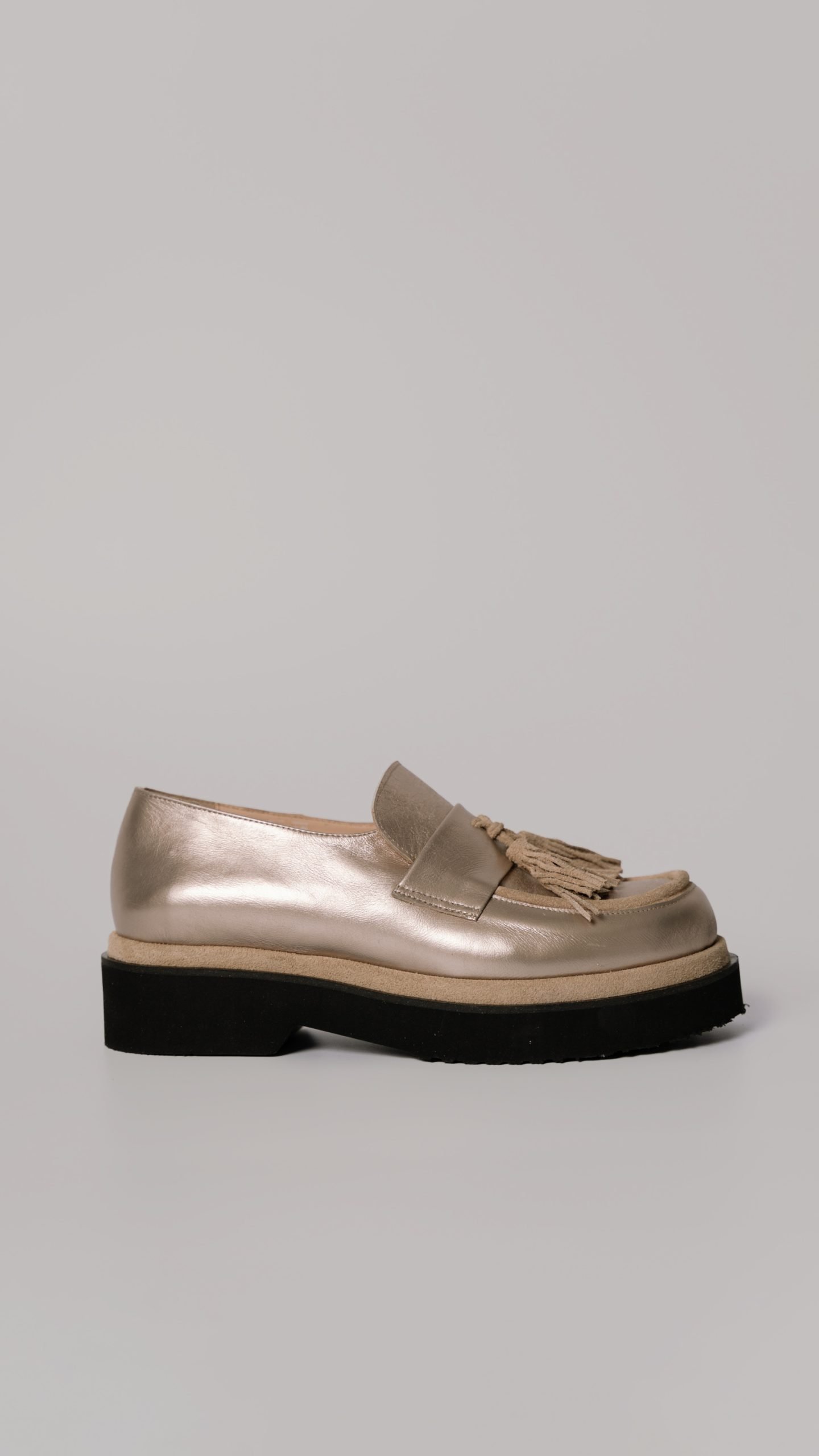 Χρυσαφί Δερμάτινα Loafers
