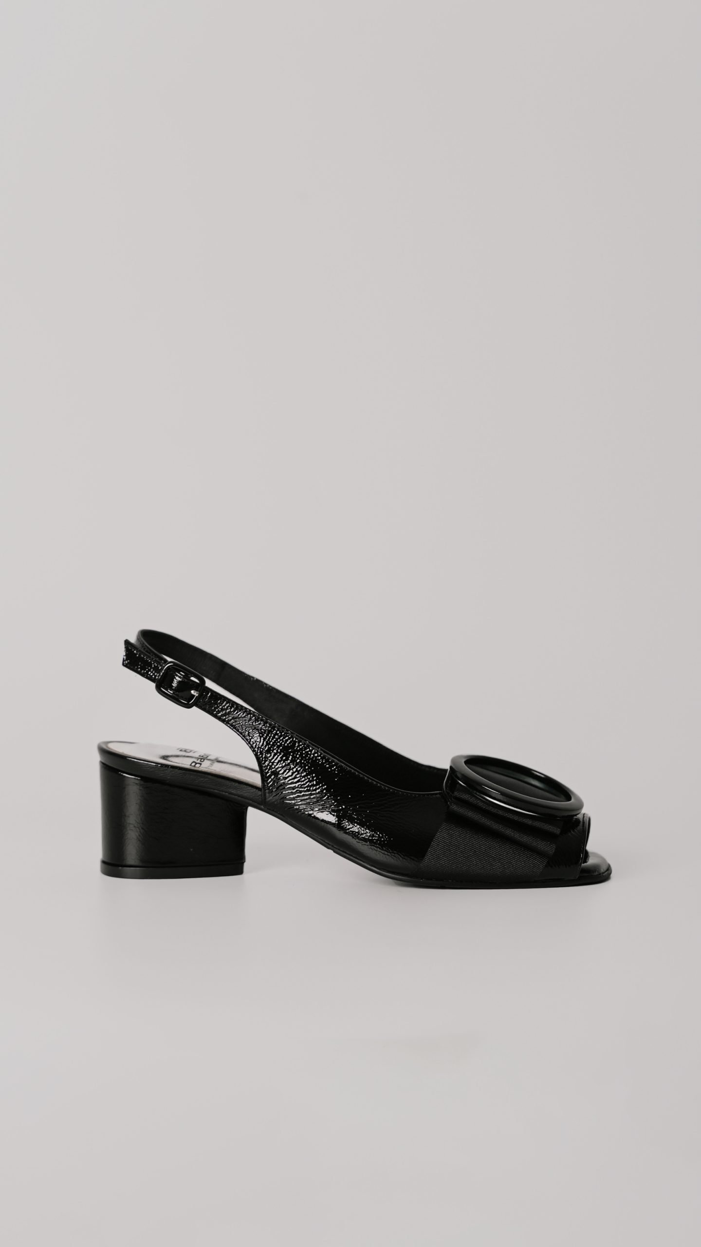 Μαύρα Τετράγωνα Λουστρίνι Slingback
