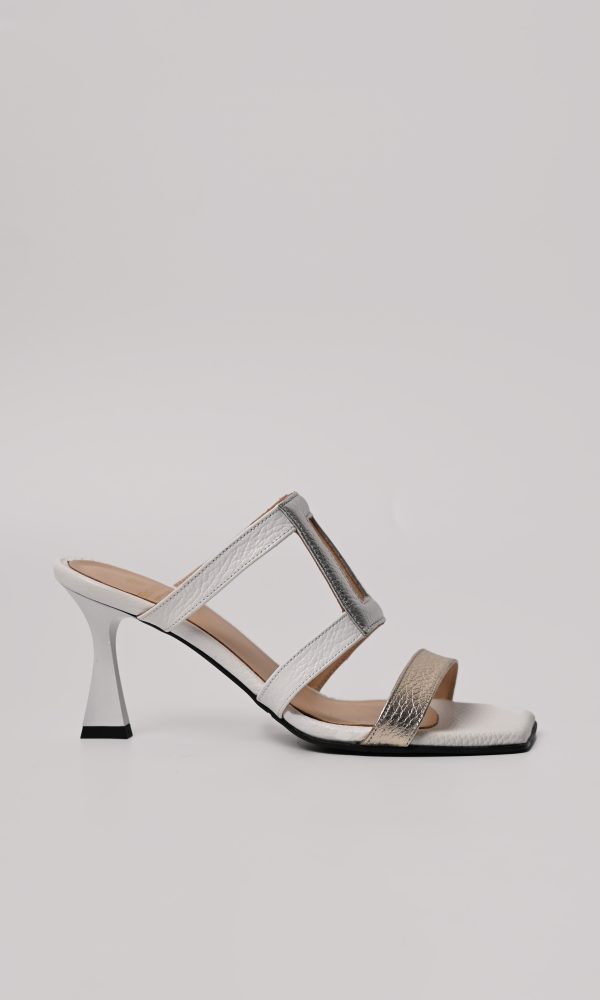 Λευκά Δερμάτινα Mules