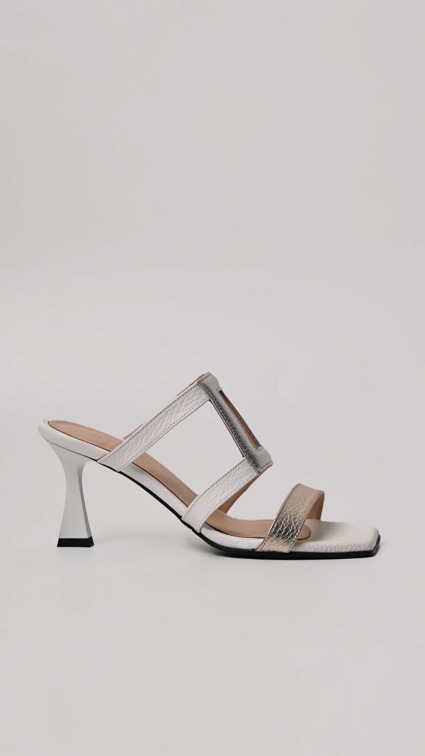 Λευκά Δερμάτινα Mules