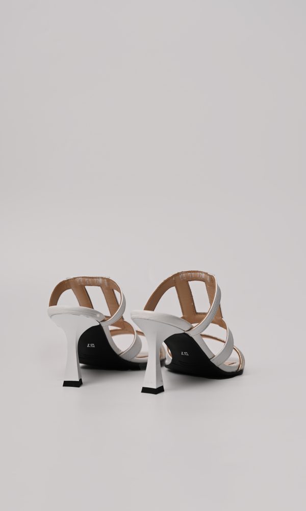 Λευκά Δερμάτινα Mules