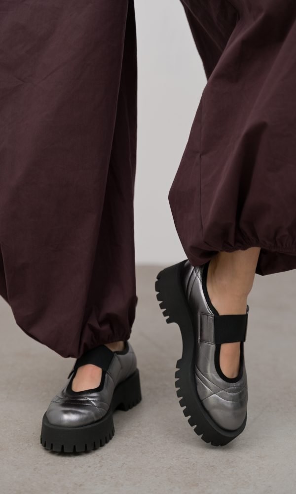 Μεταλλικά Δερμάτινα Loafers