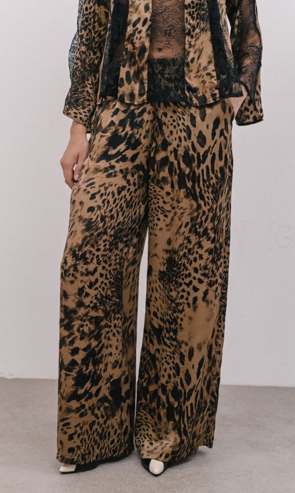 Animal Print Παντελόνα