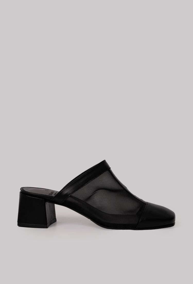 Μαύρα Τετράγωνα Φιλτιρέ Mules