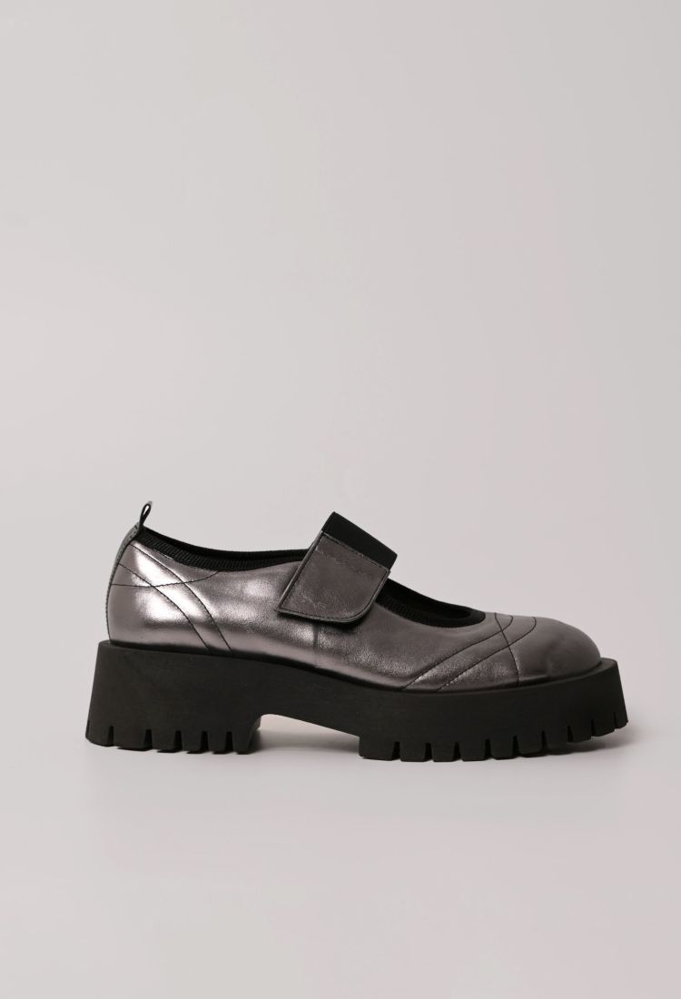 Μεταλλικά Δερμάτινα Loafers