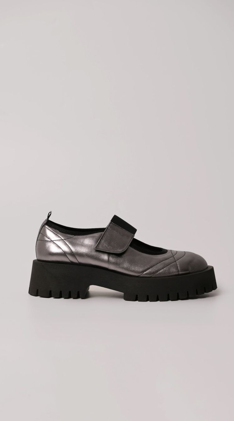Μεταλλικά Δερμάτινα Loafers